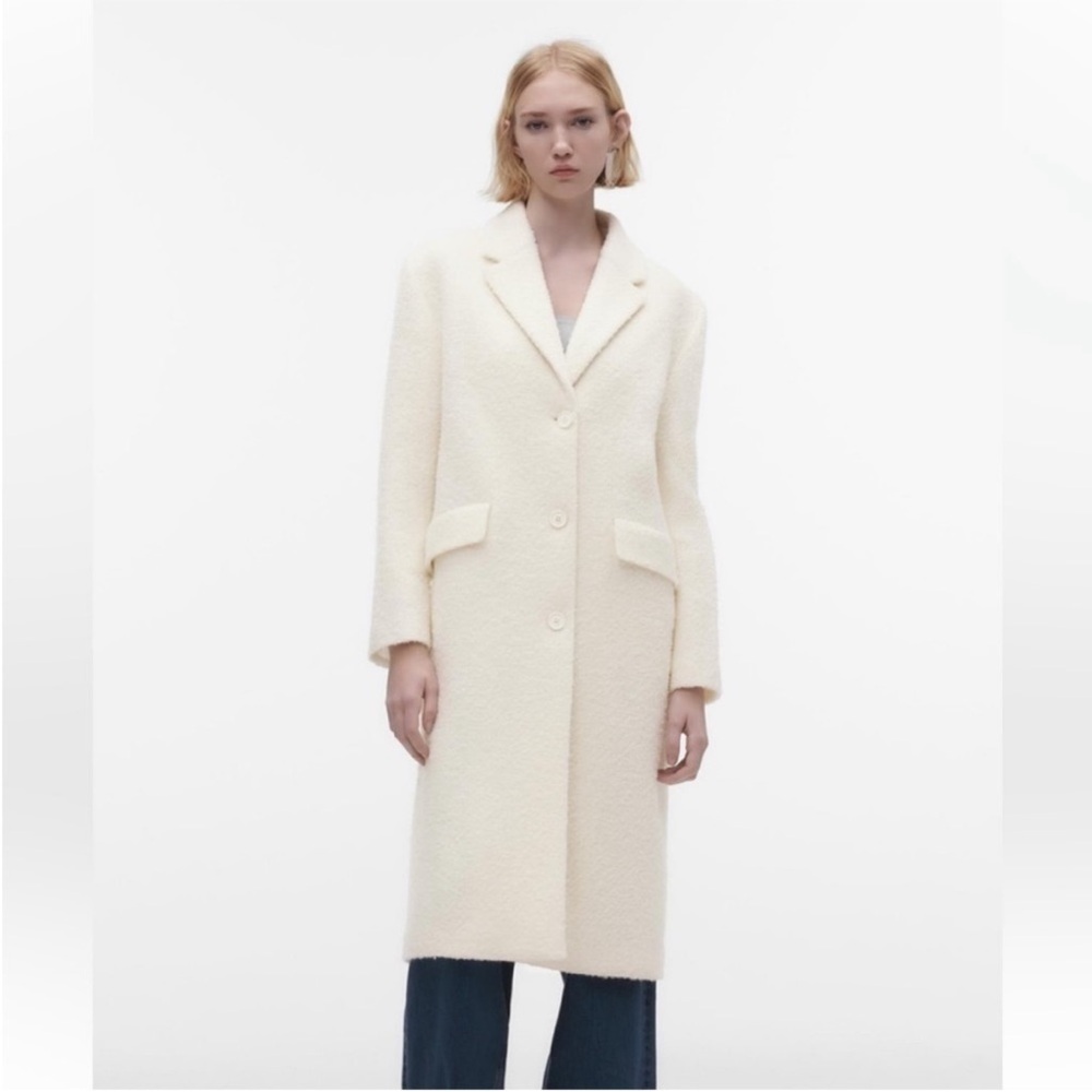 NWT Zara Cream Teddy Jacket for Women